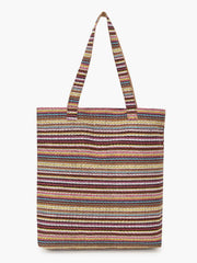 Eco-Friendly Acrylic Dari Striped Shopping Bag