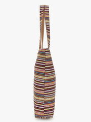 Eco-Friendly Acrylic Dari Striped Shopping Bag