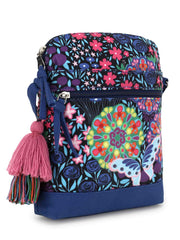 Rangoli Polycotton Floral Digital Print Sling Bag