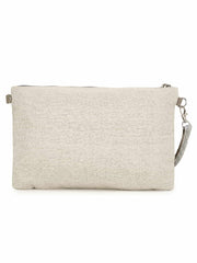Ghoomar Zari Polycotton Floral Embellished Sling Bag