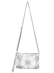 Ghoomar Zari Polycotton Floral Embellished Sling Bag