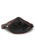 Ghoomar Cotton Canvas Ethnic Motifs Embellished Sling Bag