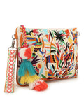 Boho Cotton Canvas Quirky Embroidered Sling Bag