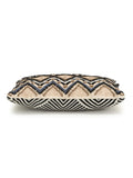 Boho Acrylic Cotton Canvas Chevron Embellished Sling Bag