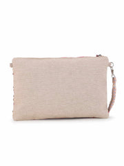 Ghoomar Cotton Jacquard Chevron Embellished Sling Bag
