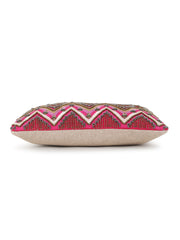 Ghoomar Cotton Jacquard Chevron Embellished Sling Bag