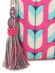 Blossom Polycotton Tulip Digital Printed Coin Purse