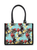 Rangoli Polycotton & PU Floral Digital Printed Sling Bag