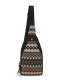 Tribal Striped Digital Printed Polycotton Bodybag