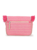 Geomat Acrylic Jacquard Chevron Sling Bag