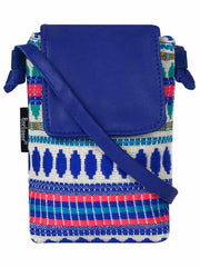 Mobile Jacquard Sling Bag