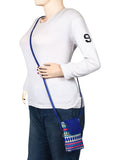 Mobile Jacquard Sling Bag