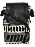 Mobile Jacquard Sling Bag