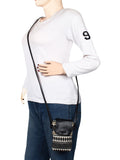 Mobile Jacquard Sling Bag
