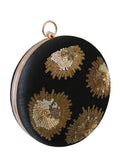 Ethnic Embroidered Party Round Clutch