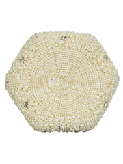 Lotus Artsilk Party Potli Bag