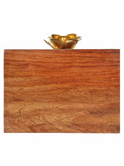 Timber Star Sequins Wooden Party Clutch