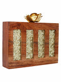 Timber Sequins Wooden Party Clutch