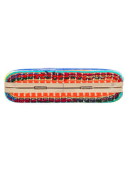 Geomat Embroidered Party Clutch