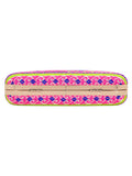 Geomat Embroidered Party Clutch