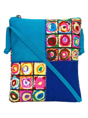La Borsa Print Canvas Sling Bag
