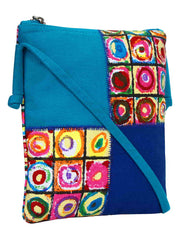 La Borsa Print Canvas Sling Bag