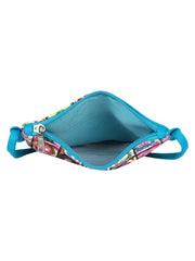 La Borsa Print Canvas Sling Bag