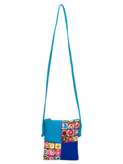 La Borsa Print Canvas Sling Bag