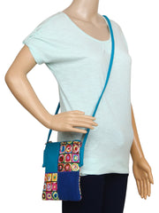 La Borsa Print Canvas Sling Bag