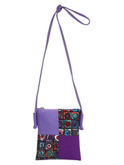 La Borsa Print Canvas Sling Bag