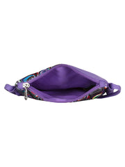 La Borsa Print Canvas Sling Bag