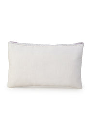 Blush Cotton Canvas Floral Embellished Sling Bag