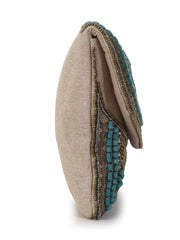 Ghoomar Cotton Canvas Abstract Embellished Sling Bag
