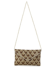 Ghoomar Satin Diamond Embellished Sling Bag