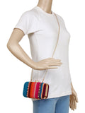 Geomat Embroidered Party Clutch
