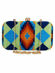 Hyperbole Embroidered Clutch