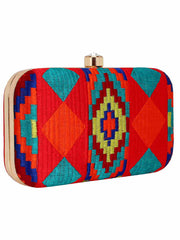 Hyperbole Embroidered Clutch