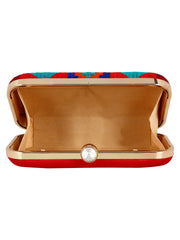 Hyperbole Embroidered Clutch