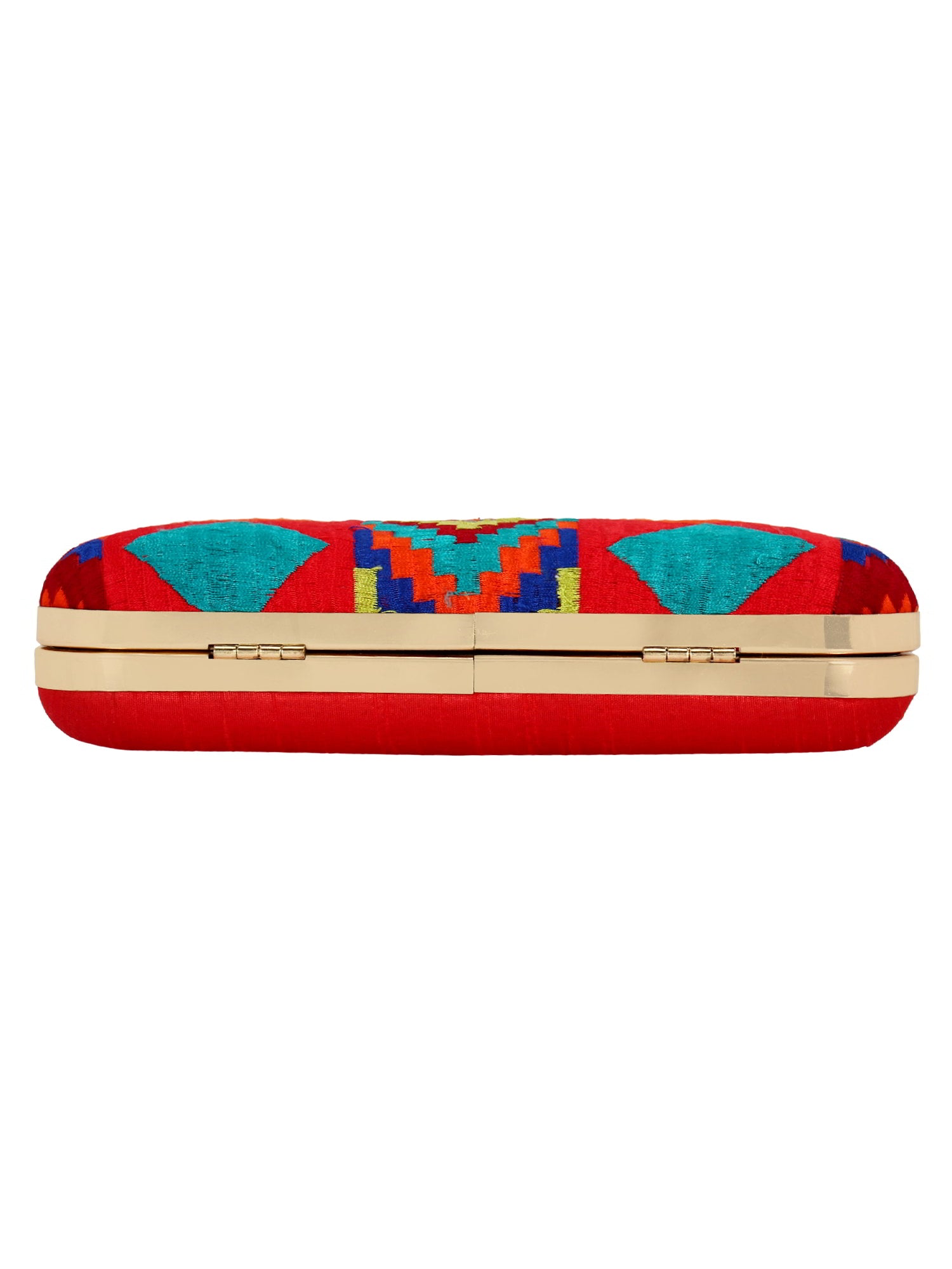 Hyperbole Embroidered Clutch
