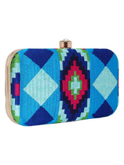 Hyperbole Embroidered Clutch