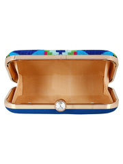 Hyperbole Embroidered Clutch