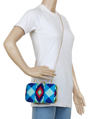 Hyperbole Embroidered Clutch