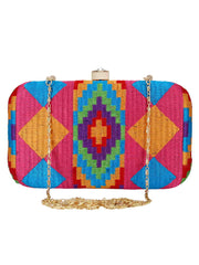 Hyperbole Embroidered Clutch