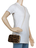 Feral Animal Print Velvet Fabric Clutch