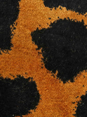 Feral Animal Print Velvet Fabric Clutch