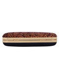 Feral Animal Print Velvet Fabric Clutch