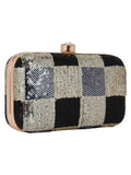Adorn Sequined Party Clutch