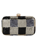 Adorn Sequined Party Clutch
