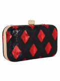 Adorn Sequined Party Clutch