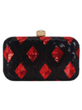 Adorn Sequined Party Clutch